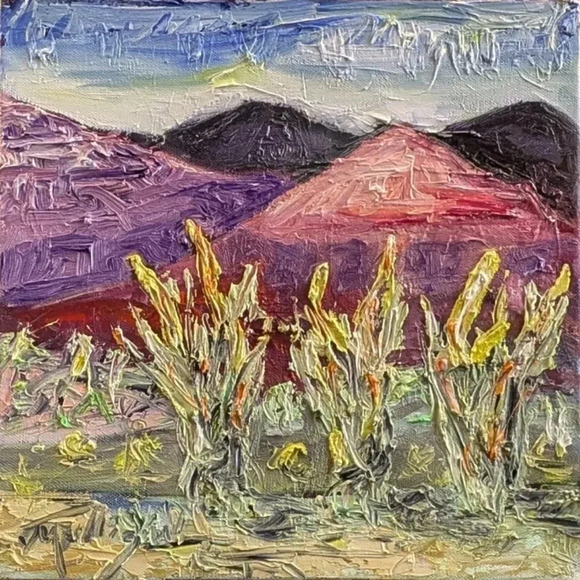 Original Artwork 12" x 12" "After The Rain" - Picture 2 of 6